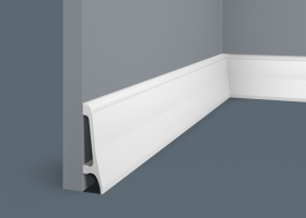 Плинтус Cosca Decor PX018, 80х20x2000 мм, Экополимер Плинтус Cosca Decor PX018, 80х20x2000 мм, Экополимер
