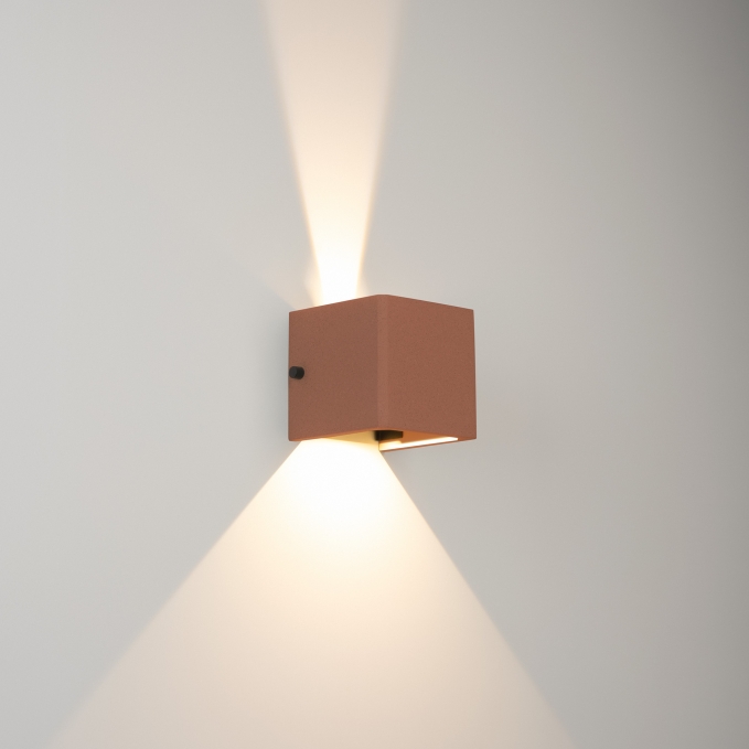 Светильник LGD-PERAN-WALL-S120x120-6W Warm3000 (Beige red, 0-80 deg, 230V), Arlight, 061761, изображение 2 Светильник LGD-PERAN-WALL-S120x120-6W Warm3000 (Beige red, 0-80 deg, 230V), Arlight, 061761, изображение 2