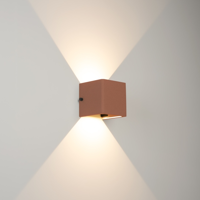Светильник LGD-PERAN-WALL-S120x120-6W Warm3000 (Beige red, 0-80 deg, 230V), Arlight, 061761, изображение 3 Светильник LGD-PERAN-WALL-S120x120-6W Warm3000 (Beige red, 0-80 deg, 230V), Arlight, 061761, изображение 3