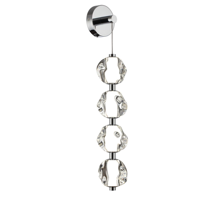 Бра LED 17W 4000K 850Лм JEMSTONE L-VISION ODL25 561 ODEON LIGHT 5084/17WL, фото на белом фоне Бра LED 17W 4000K 850Лм JEMSTONE L-VISION ODL25 561 ODEON LIGHT 5084/17WL, фото на белом фоне