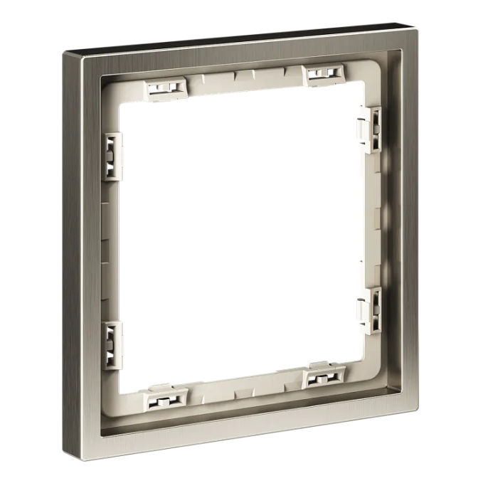 Рамка металлическая на 1 пост, S70 Metal (никель), Voltum, VLSM120111 Рамка металлическая на 1 пост, S70 Metal (никель), Voltum, VLSM120111