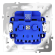 Розетка встраиваемая VOLTUM S70 с заземлением 16А, (белый глянцевый), Voltum, VLS040101 Розетка встраиваемая VOLTUM S70 с заземлением 16А, (белый глянцевый), Voltum, VLS040101