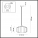 Подвес E27 60W BINGA PENDANT ODL21 409 ODEON LIGHT 4747/1, схема товара Подвес E27 60W BINGA PENDANT ODL21 409 ODEON LIGHT 4747/1, схема товара