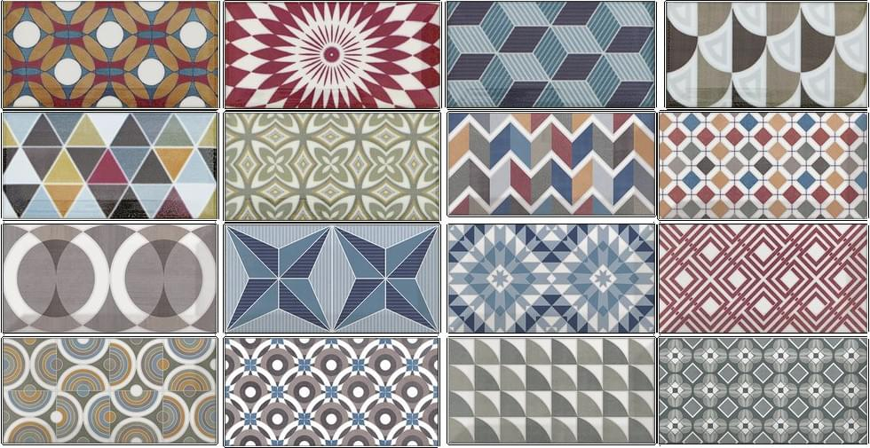 Декор Equipe Metro Patchwork Colours 7.5x15, 20922 Декор Equipe Metro Patchwork Colours 7.5x15, 20922