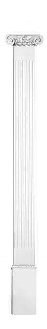 Комплект Decomaster DK-82220-SET2: пилястра DK-82220, капитель DK-82221A, основание DK-82222 Комплект Decomaster DK-82220-SET2: пилястра DK-82220, капитель DK-82221A, основание DK-82222