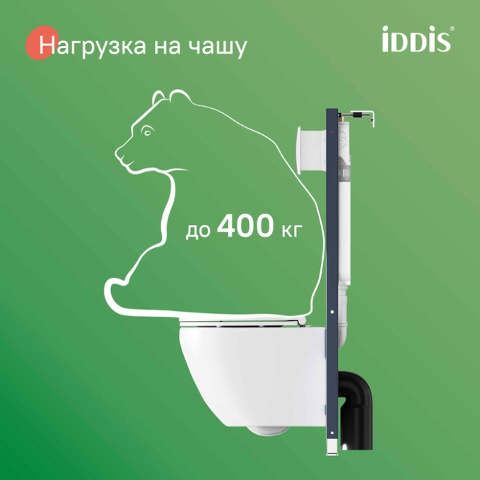 Унитаз с инсталляцией Iddis Basic BASB010i73