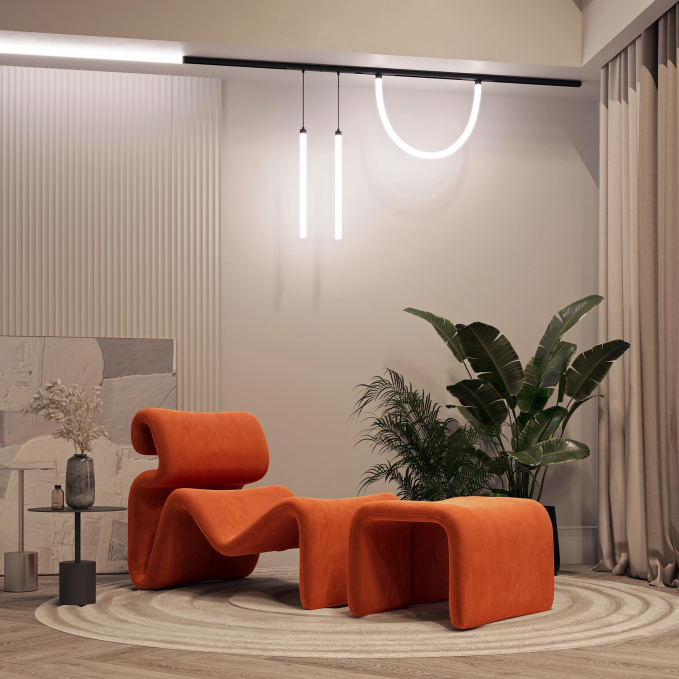 Светильник MAG-FLEX-TUBE-ELASTIC-L5000-70W Day4000 (BK, 360 deg, 48V), Arlight, 035385, изображение 2 Светильник MAG-FLEX-TUBE-ELASTIC-L5000-70W Day4000 (BK, 360 deg, 48V), Arlight, 035385, изображение 2