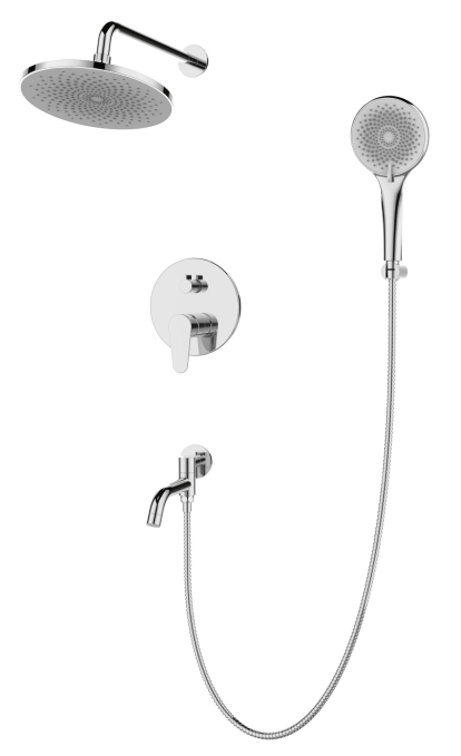 Душевой комплект Esko Doha SET7in1DH хром встраиваемый