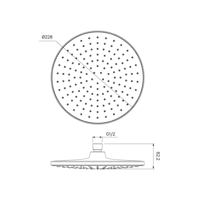Верхний душ Iddis Optima Home OPH22CRi64 Верхний душ Iddis Optima Home OPH22CRi64