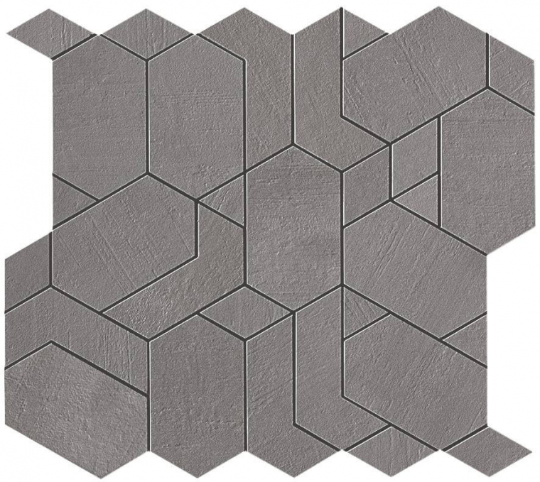 Мозаика Atlas Concorde Boost Smoke Mosaico Shapes 31x33.5, AN66