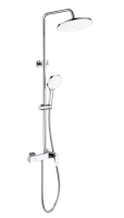 Душевая стойка со смесителем Wonzon & Woghand WW-B3517-CR хром глянцевая Душевая стойка со смесителем Wonzon & Woghand WW-B3517-CR хром глянцевая