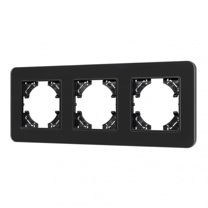 Рамка стеклянная FRM-OMALI-SFGS-3-BK, Arlight, 049713, изображение 1 Рамка стеклянная FRM-OMALI-SFGS-3-BK, Arlight, 049713, изображение 1