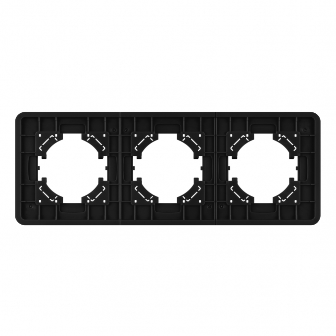 Рамка стеклянная FRM-OMALI-SFGS-3-BK, Arlight, 049713, изображение 3 Рамка стеклянная FRM-OMALI-SFGS-3-BK, Arlight, 049713, изображение 3