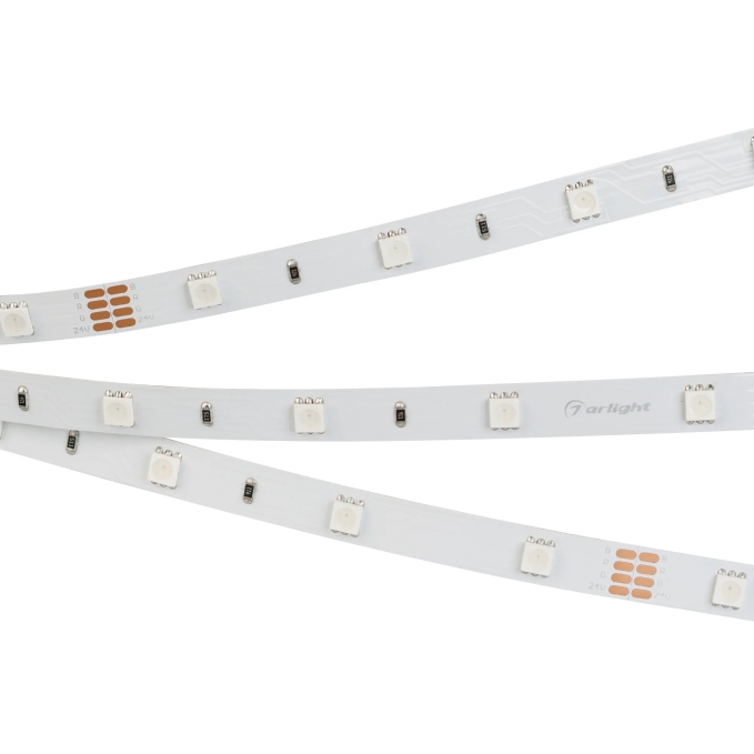 Светодиодная лента RT-B30-10mm 24V RGB (7.2 W/m, IP20, 5060, 5m), Arlight, 022066(2), изображение 4 Светодиодная лента RT-B30-10mm 24V RGB (7.2 W/m, IP20, 5060, 5m), Arlight, 022066(2), изображение 4