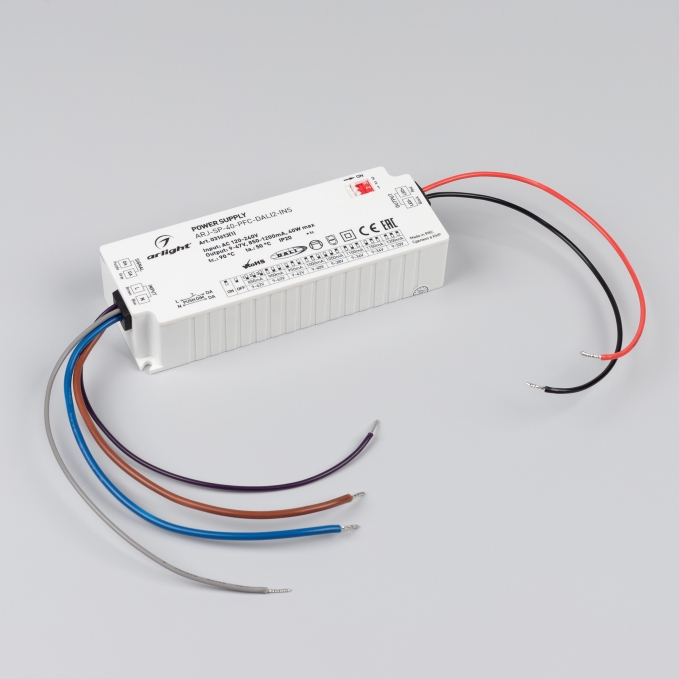 Блок питания ARJ-SP-40-PFC-DALI2-INS (40W, 9-47V, 0.85-1.2A), Arlight, 031613(1), изображение 2