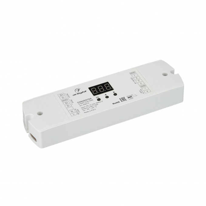 Конвертер SMART-K40-DMX (12-24V, 0/1-10V), Arlight, 028413, изображение 1 Конвертер SMART-K40-DMX (12-24V, 0/1-10V), Arlight, 028413, изображение 1