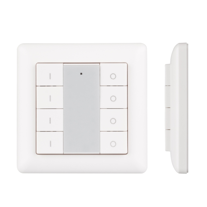 Панель Knob SR-KN9550K8-UP White (KNX, DIM), Arlight, 021370, изображение 2 Панель Knob SR-KN9550K8-UP White (KNX, DIM), Arlight, 021370, изображение 2