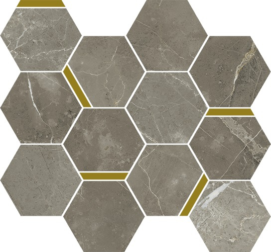 Мозаика Italon Stellaris Tuscania Grey Mosaico Chic 28.3х32.8, 620110000225