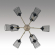 Люстра потолочная Е27 9*60W 220V ABRIS COUNTY LN26 306 LUMION 8191/9C, фото на цветном фоне 1 Люстра потолочная Е27 9*60W 220V ABRIS COUNTY LN26 306 LUMION 8191/9C, фото на цветном фоне 1