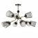 Люстра потолочная Е27 9*60W 220V ABRIS COUNTY LN26 306 LUMION 8191/9C, фото на цветном фоне 2 Люстра потолочная Е27 9*60W 220V ABRIS COUNTY LN26 306 LUMION 8191/9C, фото на цветном фоне 2