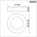 Светильник накладной светодиодный IP20 LED 18W 85-265V 1350Лм 3000К MIRROR OVER NT23 280 NOVOTECH 359276, схема товара Светильник накладной светодиодный IP20 LED 18W 85-265V 1350Лм 3000К MIRROR OVER NT23 280 NOVOTECH 359276, схема товара