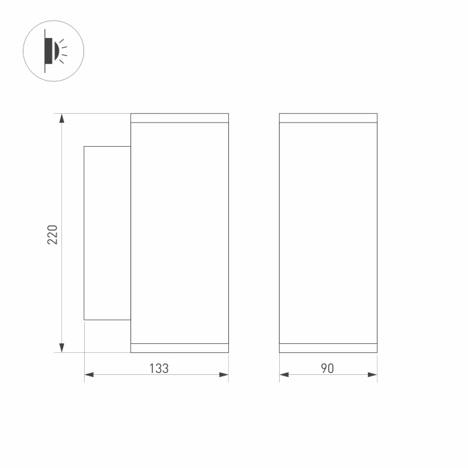 Светильник LGD-FORMA-WALL-TWIN-R90-2x12W Day4000 (BK, 44 deg, 230V), Arlight, 037251, изображение 3 Светильник LGD-FORMA-WALL-TWIN-R90-2x12W Day4000 (BK, 44 deg, 230V), Arlight, 037251, изображение 3