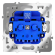Розетка встраиваемая VOLTUM S70 с заземлением 16А, (белый матовый), Voltum, VLS040102 Розетка встраиваемая VOLTUM S70 с заземлением 16А, (белый матовый), Voltum, VLS040102