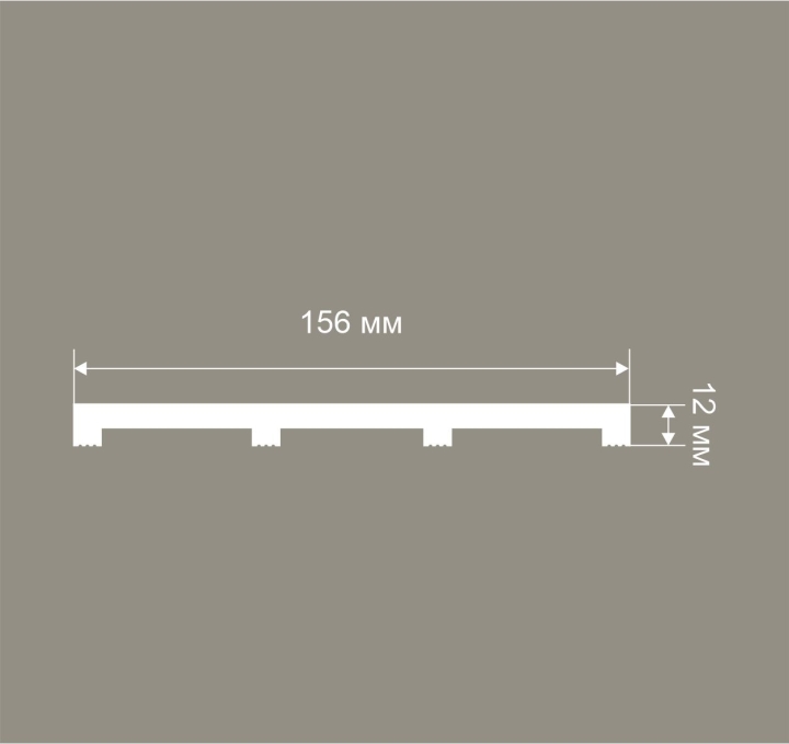 Стеновая панель Cosca Decor RP007, 156х12x2800 мм, Экополимер Стеновая панель Cosca Decor RP007, 156х12x2800 мм, Экополимер