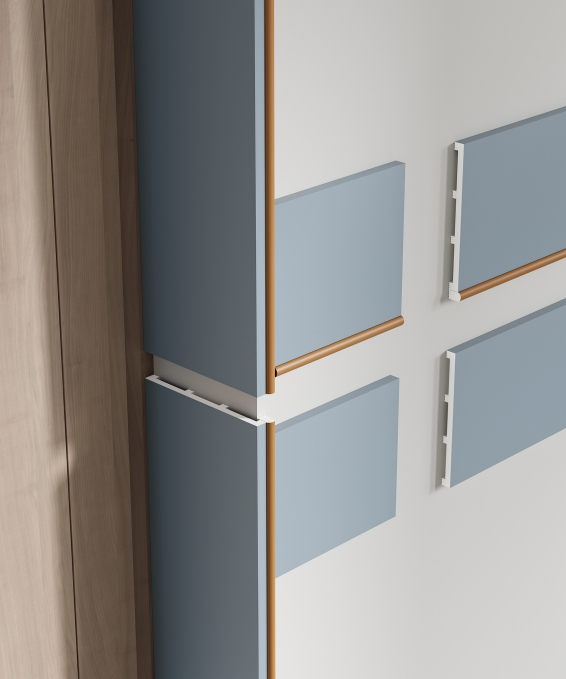 Стеновая панель Cosca Decor RP007, 156х12x2800 мм, Экополимер Стеновая панель Cosca Decor RP007, 156х12x2800 мм, Экополимер