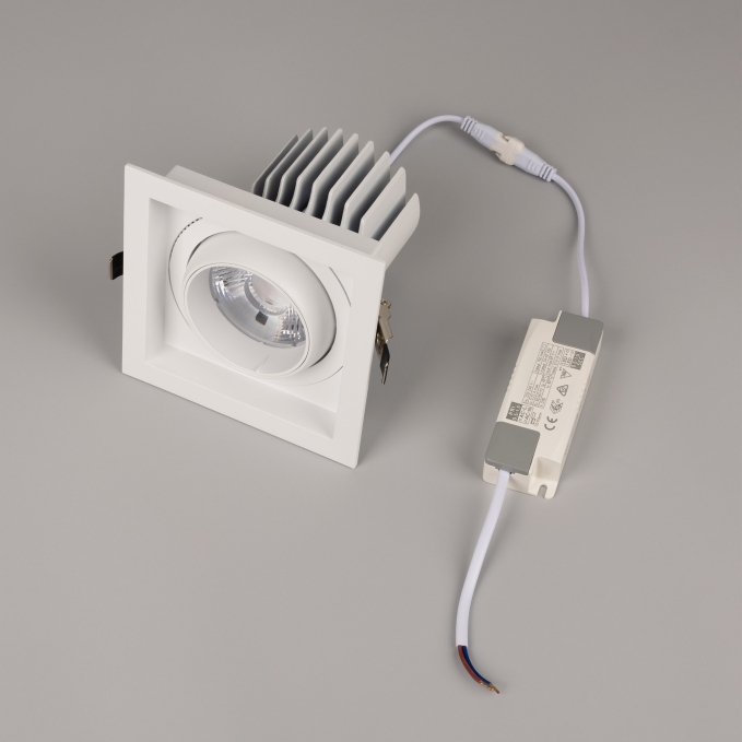 Светильник MS-VORTEX-BUILT-S140x140-30W Warm3000 (WH-WH, 17 deg, 230V), Arlight, 057920, изображение 3 Светильник MS-VORTEX-BUILT-S140x140-30W Warm3000 (WH-WH, 17 deg, 230V), Arlight, 057920, изображение 3