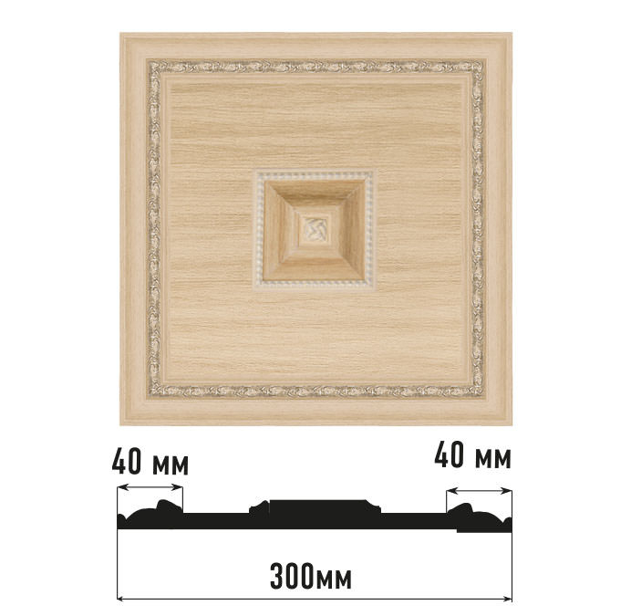 Декоративное панно Decomaster D31-11, 300x300x32 мм Декоративное панно Decomaster D31-11, 300x300x32 мм
