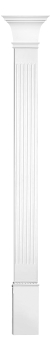 Комплект Decomaster DK-82220-SET3: пилястра DK-82220, капитель DK-82223, основание DK-82222