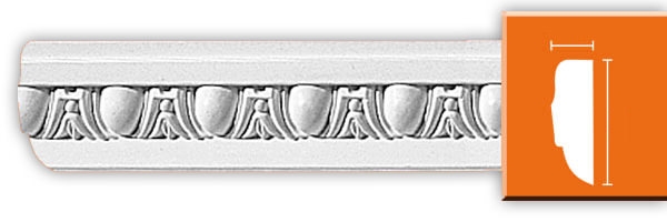 Молдинг с рисунком Decomaster 98202F гибкий, 50x15x2400 мм Молдинг с рисунком Decomaster 98202F гибкий, 50x15x2400 мм