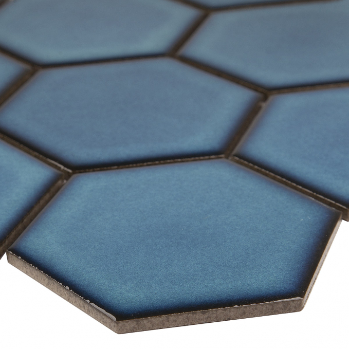 Мозаика Starmosaic Geometry Hexagon Big Deep Blue Glossy 95x110 25.6x29.5 Мозаика Starmosaic Geometry Hexagon Big Deep Blue Glossy 95x110 25.6x29.5