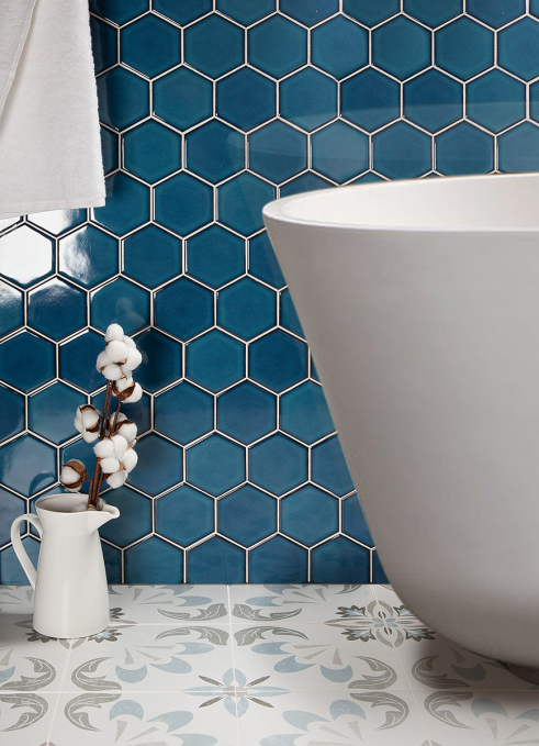 Мозаика Starmosaic Geometry Hexagon Big Deep Blue Glossy 95x110 25.6x29.5 Мозаика Starmosaic Geometry Hexagon Big Deep Blue Glossy 95x110 25.6x29.5