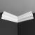Угол внутренний для потолочного плинтуса Де-Багет П 01 50/50