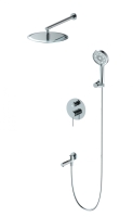 Душевой комплект со смесителем Wonzon & Woghand Stick WW-88939017-CR хром глянцевый встраиваемый Душевой комплект со смесителем Wonzon & Woghand Stick WW-88939017-CR хром глянцевый встраиваемый