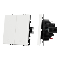 Механизм выключателя управления шторами SWT-NOBE-MKR2-SFPL-WH (230V, 10A), Arlight, 054241