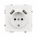 Механизм розетки с USB зарядкой SCT-NOBE-MUAA-SFPL-WH (230V, 16A), Arlight, 054288, изображение 3 Механизм розетки с USB зарядкой SCT-NOBE-MUAA-SFPL-WH (230V, 16A), Arlight, 054288, изображение 3