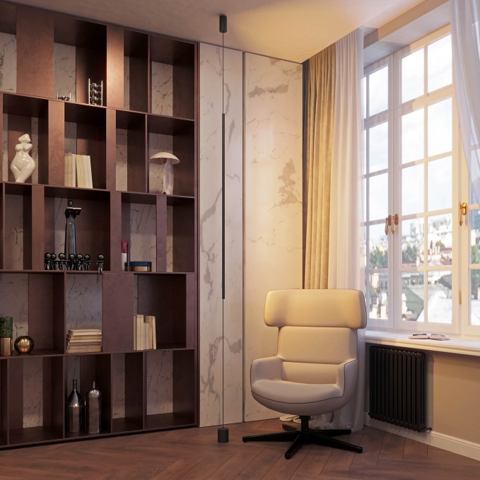 Светильник SP-TABOO-FLOOR-S1300-14W Warm3000 (BK, 90 deg, 230V), Arlight, 036116, изображение 2 Светильник SP-TABOO-FLOOR-S1300-14W Warm3000 (BK, 90 deg, 230V), Arlight, 036116, изображение 2