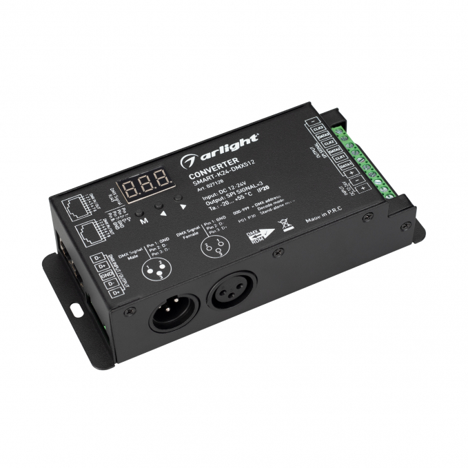 Конвертер SMART-K24-DMX512 (12-24V, SPI, 2.4G), Arlight, 027128, изображение 1 Конвертер SMART-K24-DMX512 (12-24V, SPI, 2.4G), Arlight, 027128, изображение 1