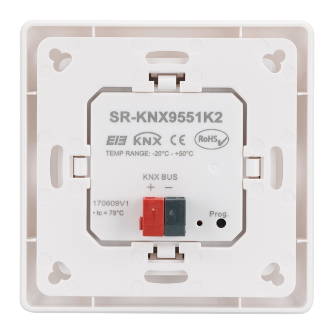 Панель Knob SR-KN9551K2-UP White (KNX, DIM), Arlight, 023487, изображение 3 Панель Knob SR-KN9551K2-UP White (KNX, DIM), Arlight, 023487, изображение 3