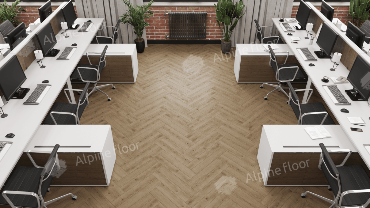 Ламинат Alpine Floor Herringbone 12 Pro Дуб Прованс, LF106-07 Ламинат Alpine Floor Herringbone 12 Pro Дуб Прованс, LF106-07