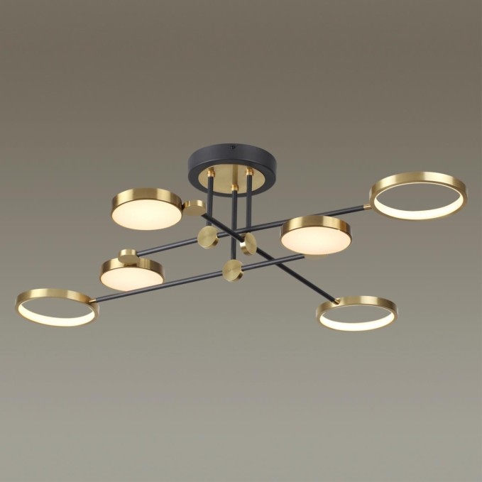 Потолочный светильник IP20 LED 55W 2615Лм DENZEL MIDCENT ODL22 305 ODEON LIGHT 4320/60CL, фото на цветном фоне 1 Потолочный светильник IP20 LED 55W 2615Лм DENZEL MIDCENT ODL22 305 ODEON LIGHT 4320/60CL, фото на цветном фоне 1