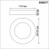 Светильник накладной светодиодный IP20 LED 18W 85-265V 1350Лм 3000К MIRROR OVER NT23 280 NOVOTECH 359277, схема товара Светильник накладной светодиодный IP20 LED 18W 85-265V 1350Лм 3000К MIRROR OVER NT23 280 NOVOTECH 359277, схема товара