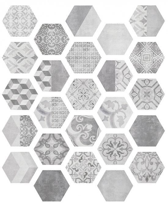 Керамогранит ITT Ceramic Hexa Nuuk 23.2x26.7 Керамогранит ITT Ceramic Hexa Nuuk 23.2x26.7