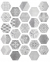 Керамогранит ITT Ceramic Hexa Nuuk 23.2x26.7