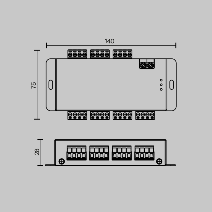 Усилитель сигнала SPI 6-ти канальный, 711007, изображение 2 Усилитель сигнала SPI 6-ти канальный, 711007, изображение 2