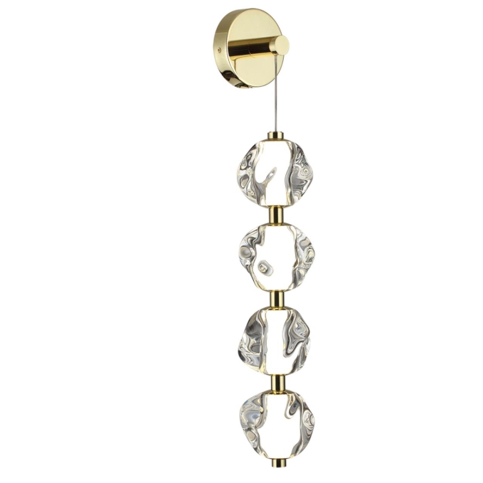 Бра LED 17W 4000K 800Лм JEMSTONE L-VISION ODL25 563 ODEON LIGHT 5085/17WL, фото на белом фоне Бра LED 17W 4000K 800Лм JEMSTONE L-VISION ODL25 563 ODEON LIGHT 5085/17WL, фото на белом фоне
