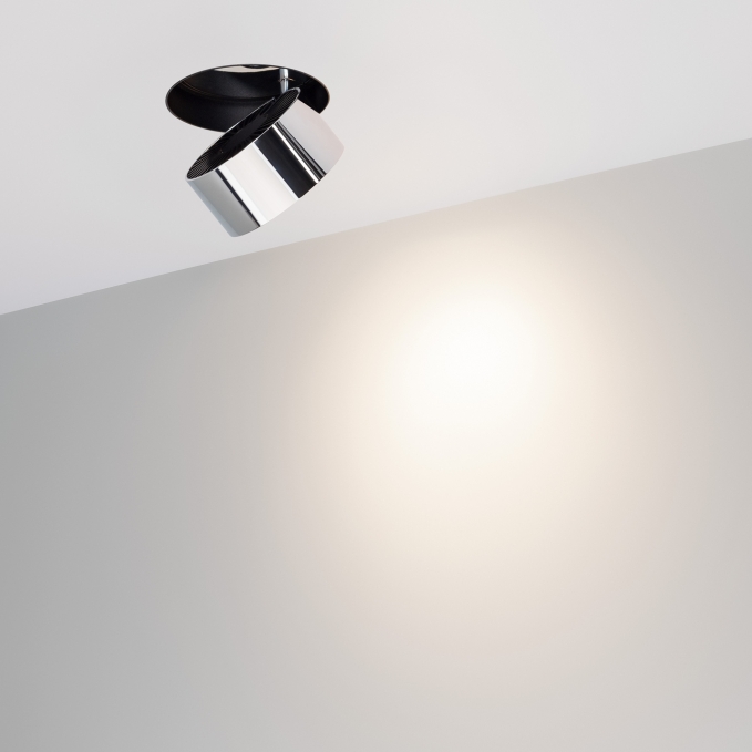 Светильник SP-PLURIO-BUILT-TRIMLESS-R120-9W Day4000 (BK-CHR, 36 deg, 230V), Arlight, 038050, изображение 2 Светильник SP-PLURIO-BUILT-TRIMLESS-R120-9W Day4000 (BK-CHR, 36 deg, 230V), Arlight, 038050, изображение 2